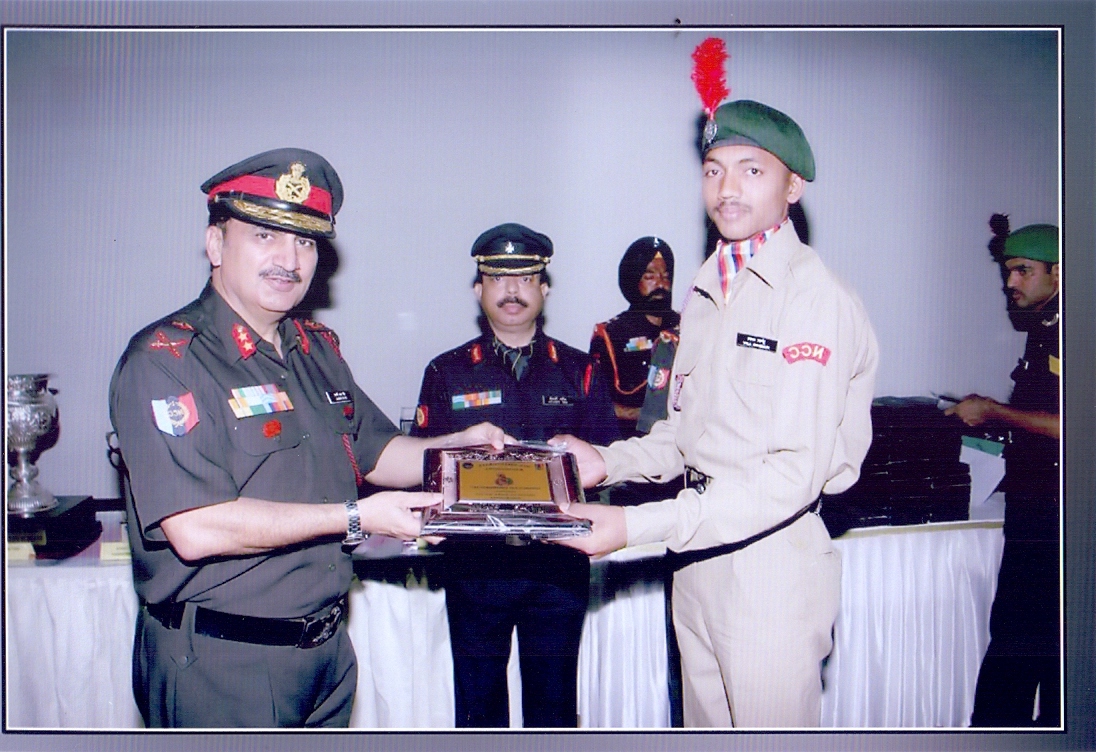 SUO Ajay kumbhar falicited by ADG NCC for participated in RDC 2015