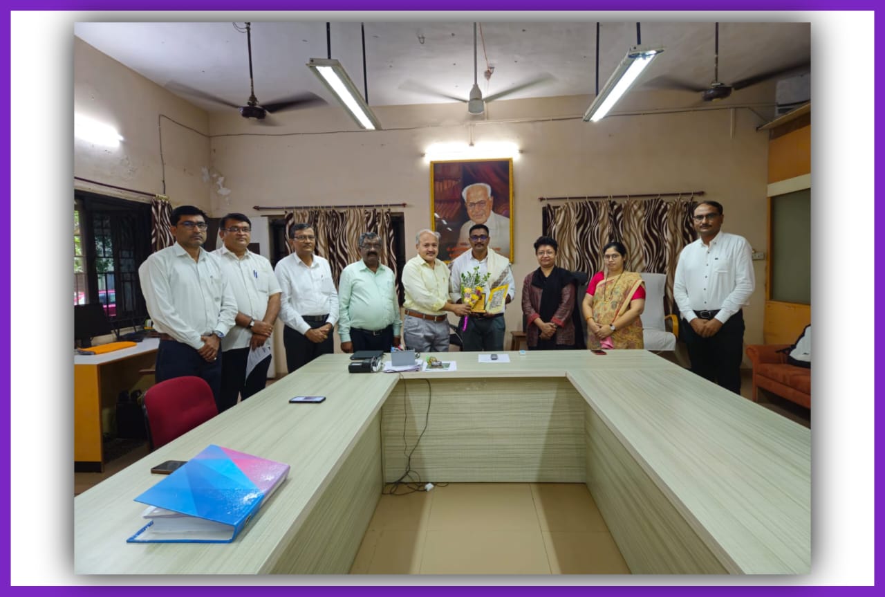 Hon. Bhaiyyasaheb Dr. Suresh G. Patil, President of the Institution, felicitated the Physics alumni Mr. Swapnil Dinakar Patil for their achievement of becoming Police Sub-Inspectors (PSI).